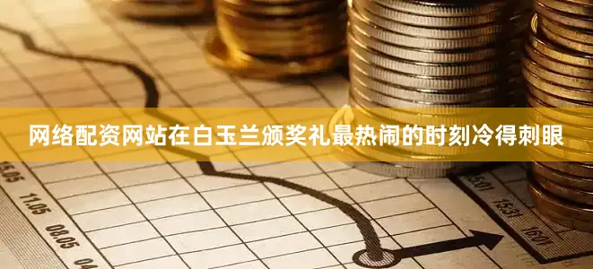 网络配资网站在白玉兰颁奖礼最热闹的时刻冷得刺眼